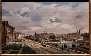 Vista de París desde el Palacio del Louvre