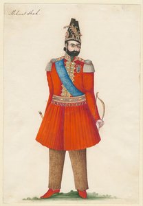 Mohammad Shah Qajar 1808-1848, rey de Persia, 1835 de Iranian Master