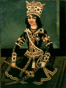 Retrato de Abbas-Minza (c.1783-1833), Príncipe de Persia, hijo de Shah Fath Ali (reinó 1797-1834)