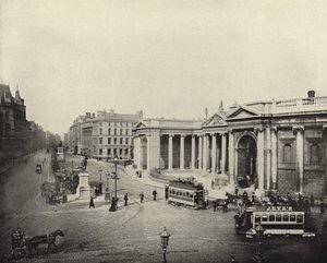 Banco de Irlanda, Antiguamente Casa del Parlamento, Dublín de Irish Photographer