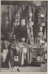 Gabriel Reid Maguire, explorador irlandés, con su colección africana de Irish Photographer