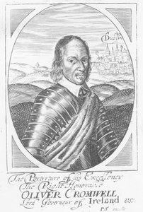 Oliver Cromwell (1599-1658) c.1650 de Irish School