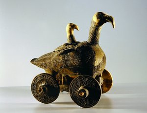 Carro de jarra sobre ruedas