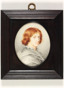 Un joven caballero tradicionalmente identificado como Isaac Oliver el Joven, el hijo del pintor (acuarela sobre vitela)