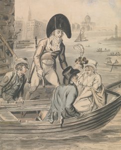 Embarcar en el transbordador de Isaac Cruikshank