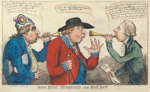 John Bull getäuscht alias Beidohrig de Isaac Cruikshank