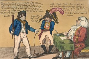 Nappy remolcado, 1803 de Isaac Cruikshank