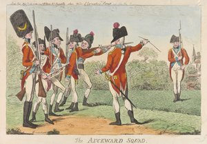 Die ungeschickte Truppe de Isaac Cruikshank