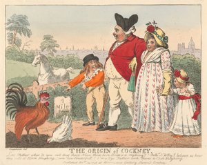 Der Ursprung des Cockney de Isaac Cruikshank