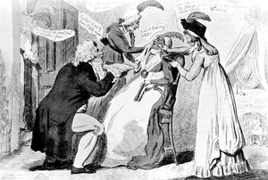 Lavando al Moro, 1795 de Isaac Cruikshank