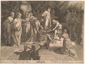 Resurrección de Lázaro de Isaac Duchemin