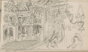 Interior del teatro Orpheum de Berlín de Isaac Gosschalk