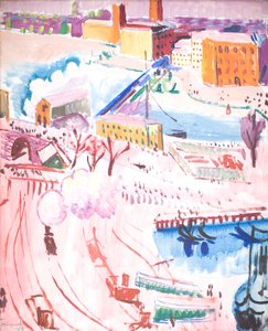 Vista de Estocolmo de Isaac Grünewald