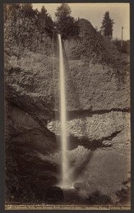 Cataratas Latourelle, cerca de Rooster Rock, río Columbia de Isaac Grundy Davidson