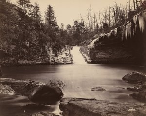 Lago Lula, Cascadas Superiores, Lookout Mountain, Georgia de Isaac H. Bonsall