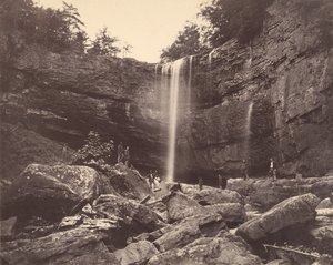 Cataratas Lulah, Lookout Mountain, Georgia, 1864-65 de Isaac H. Bonsall