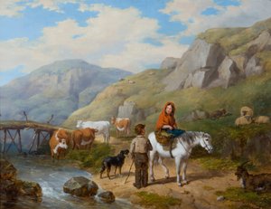 Chismes al Borde del Camino, 1846 de Isaac Henzell