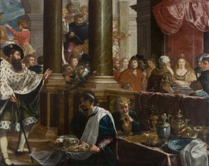 Un banquete de Isaac Isaacsz