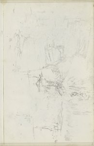 Abklatsch del dibujo de tiza en la hoja 5 verso