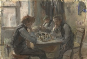 Los jugadores de ajedrez de Isaac Israels