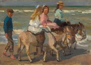 Montar en burro, 1898-1901 de Isaac Israels