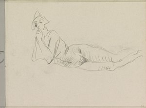 Desnudo femenino reclinado de Isaac Israels