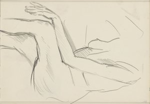 Desnudo femenino sentado de Isaac Israels