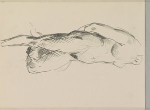 Desnudo femenino de pie de Isaac Israels
