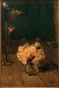 Bodegón con rosas