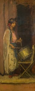 La Chica Tamborilera Egipcia de Isaac Israels