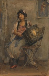 La dama del tambor de Isaac Israels