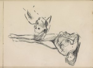 Dos estudios de un desnudo femenino reclinado de Isaac Israels
