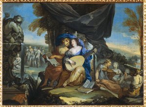Alegorías musicales ... de Isaac Moillon