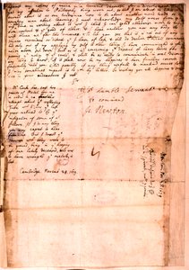 Carta escrita por Isaac Newton, 28 de noviembre de 1679