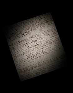 Dos páginas de revisiones a los Principia Mathematica de Isaac Newton