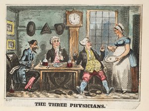 Los tres médicos, c.1824