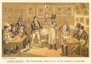 El Salón de Cribbs de Isaac, Robert and George Cruikshank