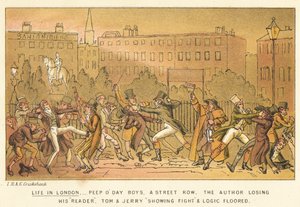 Vida en Londres de Isaac, Robert and George Cruikshank
