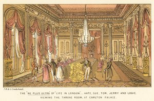 El Ne Plus Ultra de la vida en Londres de Isaac, Robert and George Cruikshank