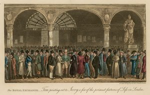 La Bolsa Real: Tom señalando a Jerry algunas de las mejores características de la vida en Londres de Isaac, Robert and George Cruikshank