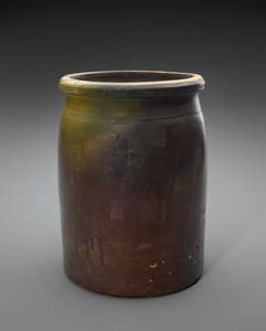 Olla, c. 1873-1882 de Isaac Suttles Pottery