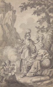 Frontispicio para Town and Country Magazine, para Vol. II, No. 1 de Isaac Taylor