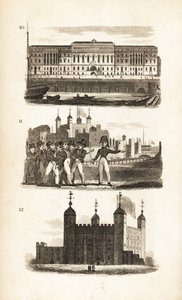 La Aduana, la banda de prensa y la Torre de Londres de Isaac Taylor