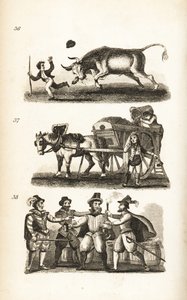 El buey enfurecido, el basurero y la captura de Guy Fawkes de Isaac Taylor