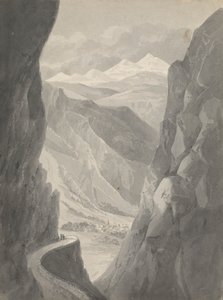 Paso del Gemmi/ Descenso a Leukas Bad (Suiza) de Isaac Weld