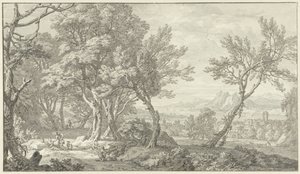 paisaje arcádico de Isaac de Moucheron