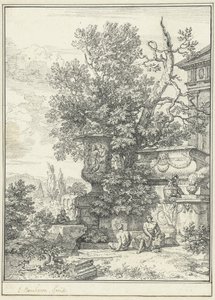 Paisaje clasicista de Isaac de Moucheron