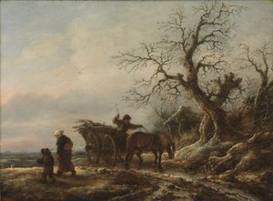 Escena de invierno de Isaack van Ostade