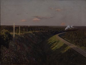 Un tren en camino, 1890s