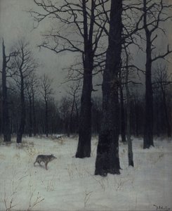 Bosque en invierno, 1885 de Isaak Ilyich Levitan